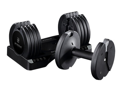 Five Weight Adjustable Dumbbell (Buy 2 for a Pair) (25LB, 11.3KG) - Black