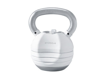 FIVE WEIGHT ADJUSTABLE KETTLEBELL (30LB, 13.6KG) - White